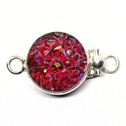 Red baroque stone clasp