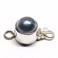 Tiny gray pearl clasp