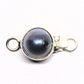 Tiny gray pearl clasp