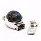 Faux blue opal clasp