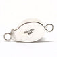Heliotrope rock stone clasp