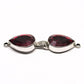 Swarovski Siam hook clasp