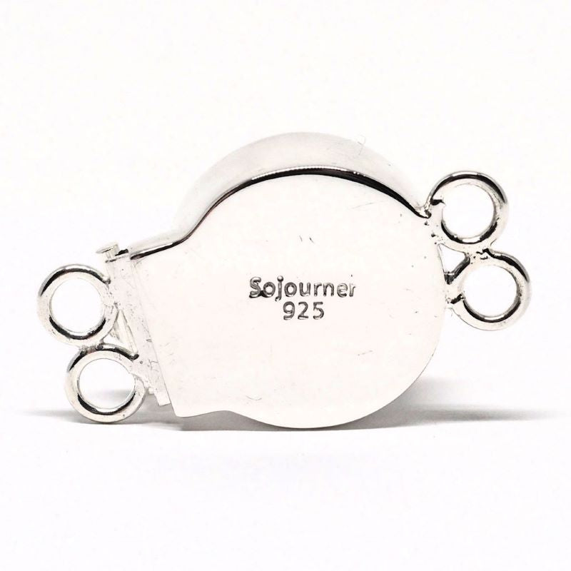Topaz Swarovski rivoli clasp