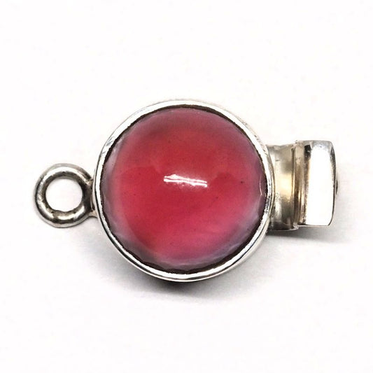 Pink cat&#39;s eye clasp