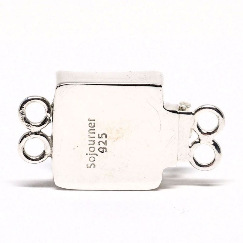 German dark and light blue silver foil clasp