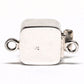 Small square Siam Swarovski clasp