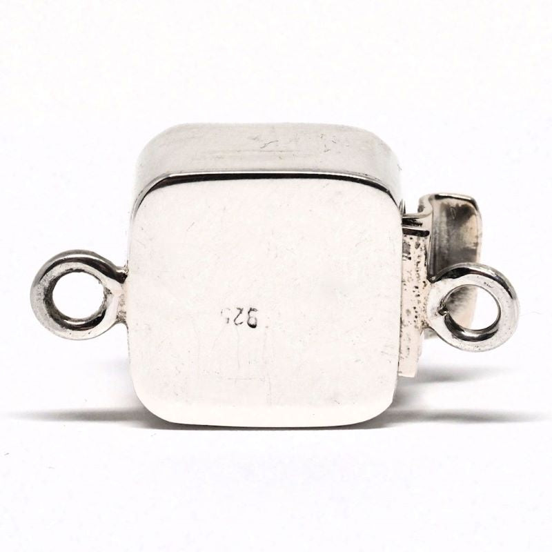 Small square Siam Swarovski clasp