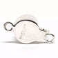 Small blue polka dot clasp