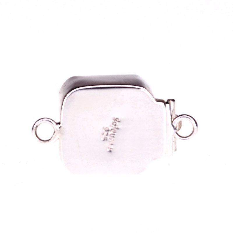 Swarovski Gold Sahara sterling silver box clasp