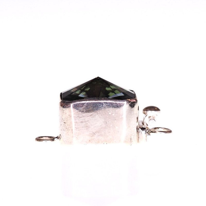 Swarovski Gold Sahara sterling silver box clasp