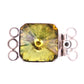 Swarovski Gold Sahara sterling silver box clasp
