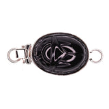 Black glass scarab clasp