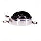 Black glass scarab clasp
