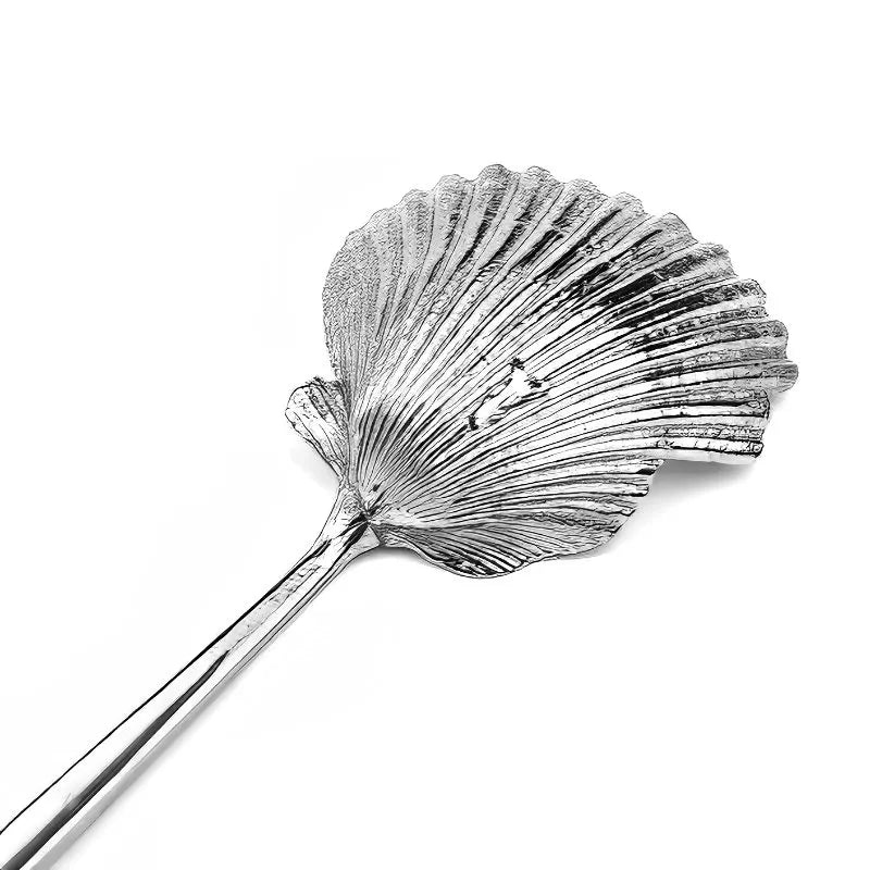 Shell serving spoon