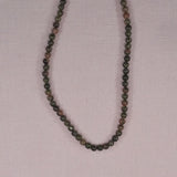 4 mm round unakite beads