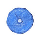 Vintage sapphire blue faceted rondelle