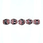 10 mm by 8 mm glass chevrons