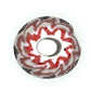 10 mm by 8 mm glass chevrons