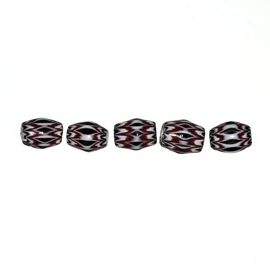 Black and red chevrons