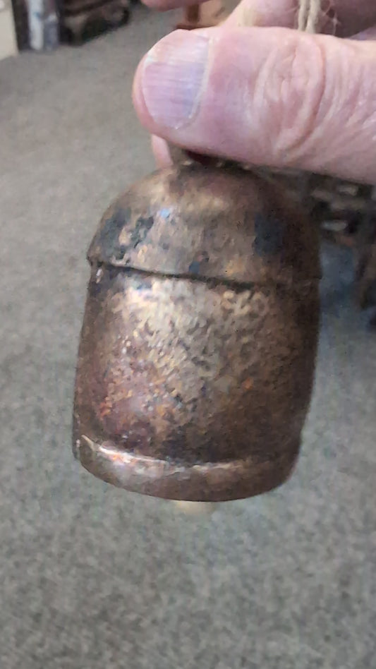 Hand-made copper bell, 3 inch