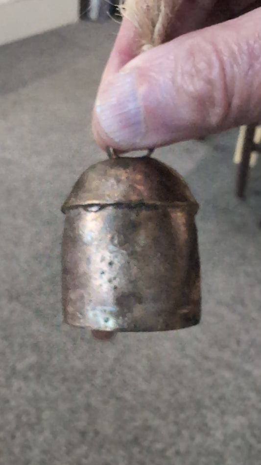 Hand-made copper bell, 2 inch