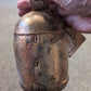 Hand-made copper bell, 6.5 inch