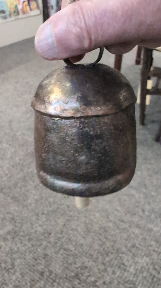 Hand-made copper bell, 3.5 inch