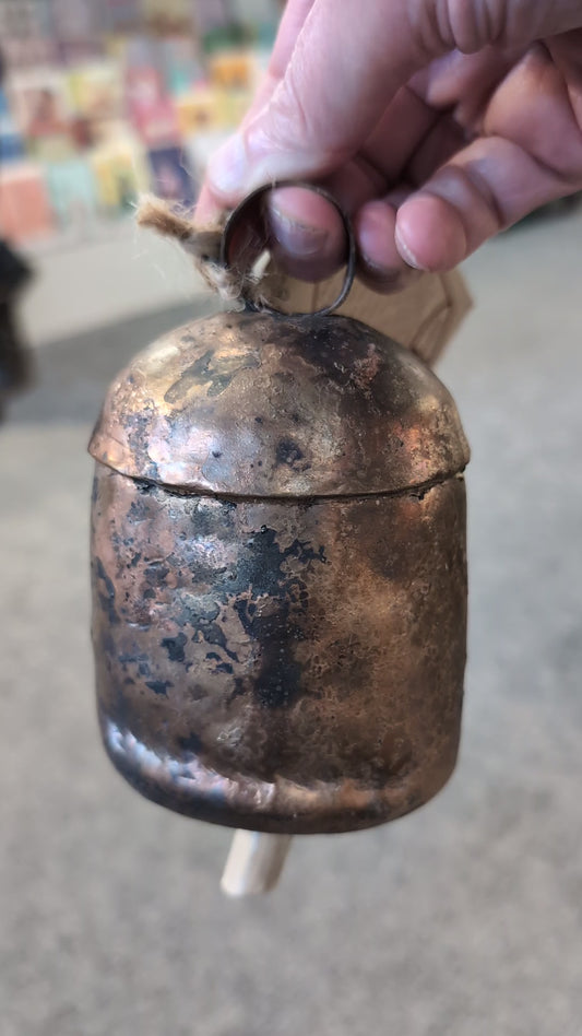 Hand-made copper bell, 5 inch