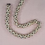 10 mm irregular round bone beads