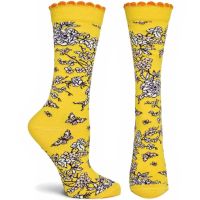 Floral de Jouy socks