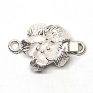 Sterling silver tiny lily clasp