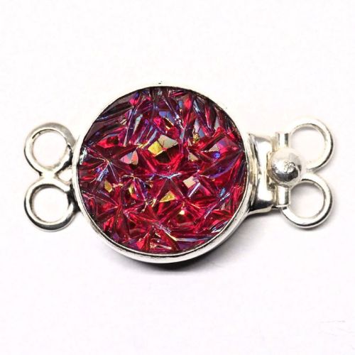 Red baroque stone clasp