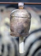 Hand-made copper bell, 3.5 inch