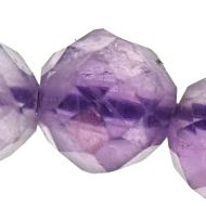2 mm micro-faceted amethyst beads
