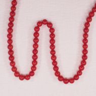 6 mm round coral beads