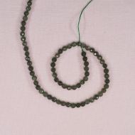 4 mm round faceted jade beads
