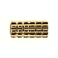 7 mm gold-plated tube bead