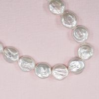 18 mm to 20 mm white coin pearls