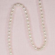 4 mm by 4 mm fat white rice pearl