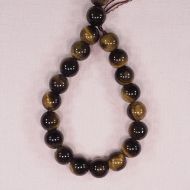 12 mm round tiger eye beads